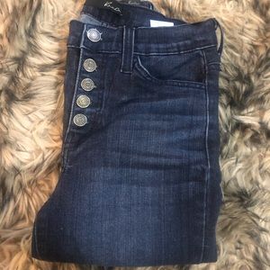 Kancan High Rise skinny button fly sz 24/31